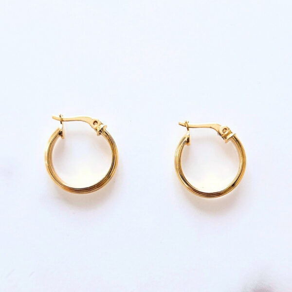 Argollas grandes lisas