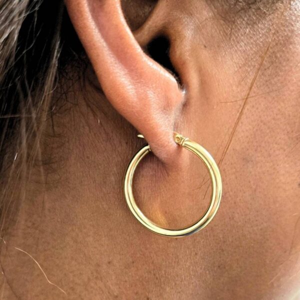 Argollas grandes lisas - Image 2
