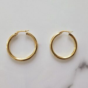 Candongas lisas grandes