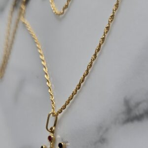 Dije corona 3 zircones