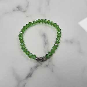 Pulsera Elastica piedra verde